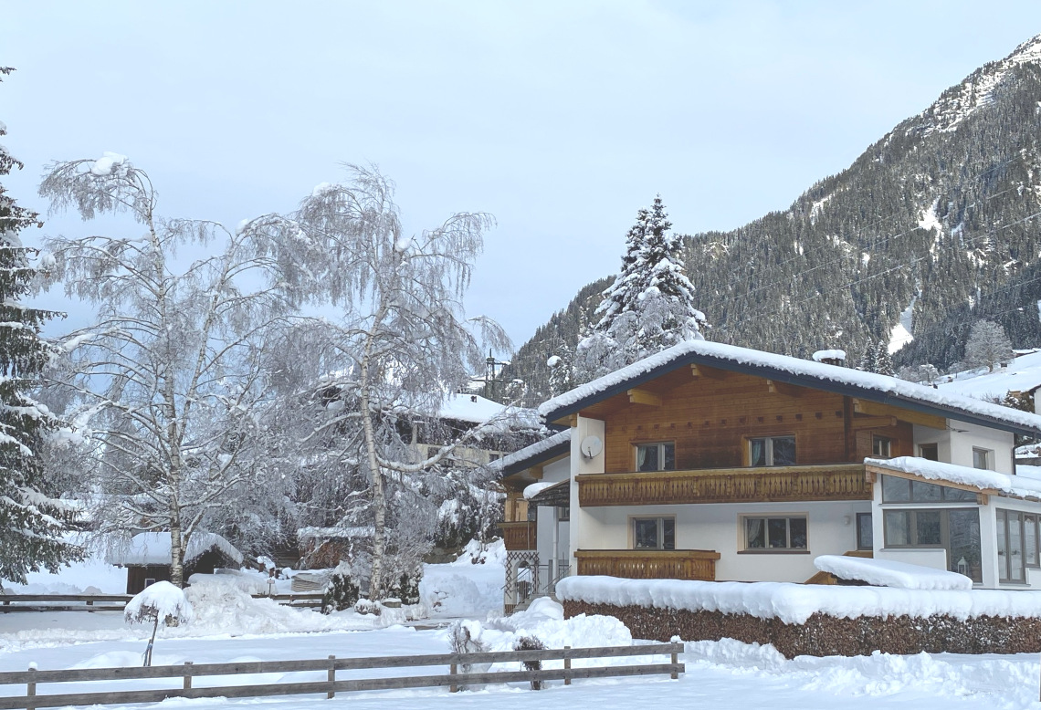 Unser Haus im Winter